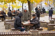 Парк Шевченко в Киеве. Шахматисты